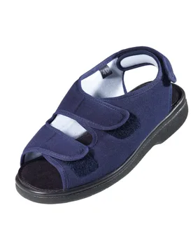 Klettverschluss-Sandale 40 blau - Promed - FashionsVida