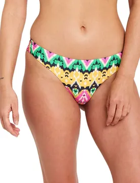 Slip Bikini Ikat Geo Cheeky Multi S