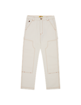 Canvas Carpenter Pants - Ecru
