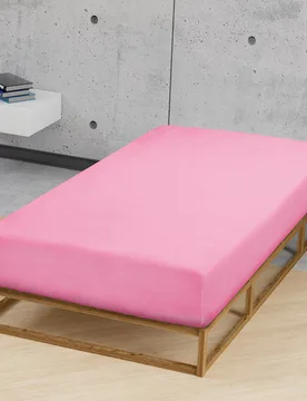 Feinjersey-Spannbetttuch pink, 1x 60x120 cm - 70x140 cm - Biberna - FashionsVida