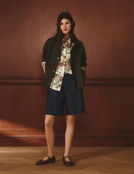 Bermuda de mujer denim de pinzas - Lloyd's - FashionsVida