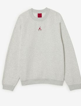 Sweat Crew Brooklyn gris/rouge m