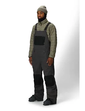 Pantalon Hot Lap Insulated Bib Charcoal Colorblock L - 686 - FashionsVida