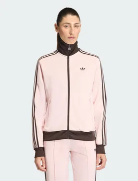 Felpa da pista classica XS Sandy Pink / Aurora Coffee - Adidas - FashionsVida
