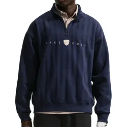 Golf Pullover Fairway Fresh Oversized 1/2 Zip , navy s