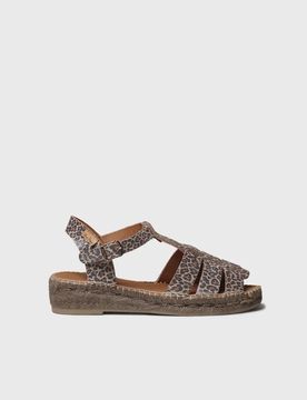 Alpargatas de mujer en animal print | ESTELA-LE