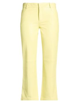 Pantalones Mujer Amarillo pastel S,XS Mujer