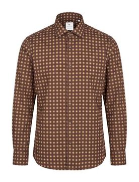 Camisa Hombre Marrón chocolate 38,40 Hombre