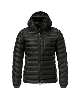 Veste isolante à capuche en duvet Silvrettas noir 44