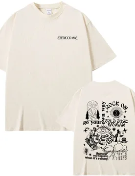 Rock Band Fleetwood Mac Graphic T-shirt Stevie Nicks T Shirt Rumours T Shirts Summer Men Women Vintage Gothic Oversized T-shirts - Aliexpress - FashionsVida