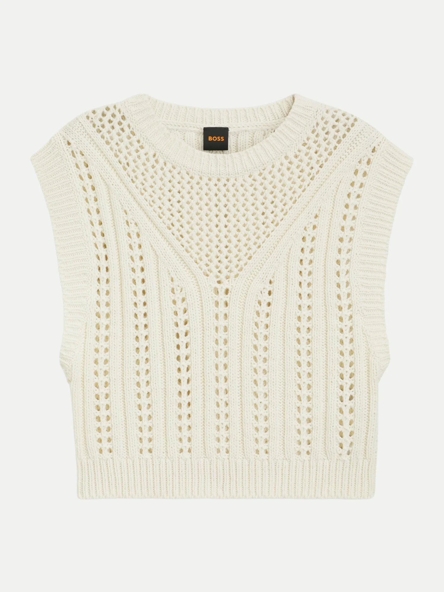 Orange Regular-Fit Pullover C_Fiseo Weiß S - BOSS - FashionsVida