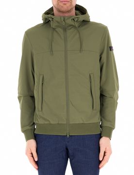 Giubbino con cappuccio VERDE MILITARE XXL