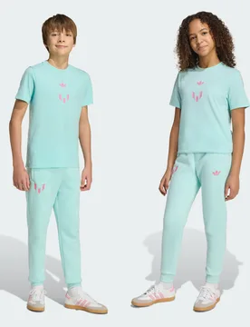 Pantaloni Messi 7-8A Semi Flash Aqua - Adidas - FashionsVida