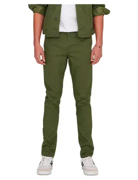 Pantalon Loom Life Slim Fit Olive Night 32