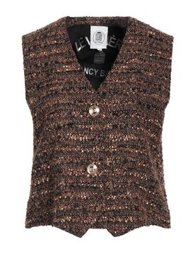 Le Volière Chaleco sartorial Mujer Camel S Mujer
