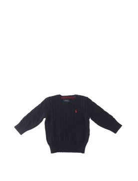 Maglione in cotone POLO BOYS BLU NOTTE 7