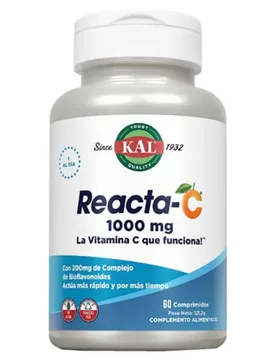 Comprimés Reacta-c 1000mg Vitamins 60 Unités - KAL - FashionsVida