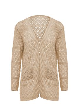 SANIKA Cárdigan beige