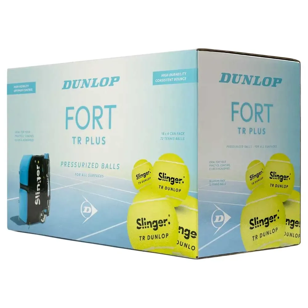 Fort Tr Plus Tenis Balls Box 72 Balls - Dunlop - FashionsVida
