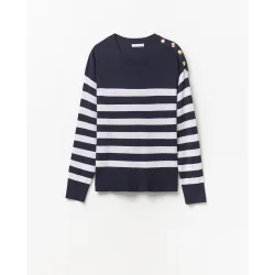 Sfera - Jersey rayas botones