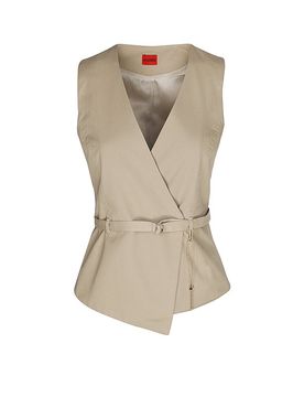 HUGO Gilet AHELLA-1-W hellbraun 38 damen