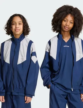GIACCA DA ALLENAMENTO OVERSIZE IN TESSUTO A PANNELLI 11-12A Night Indigo / Grey Two - Adidas - FashionsVida