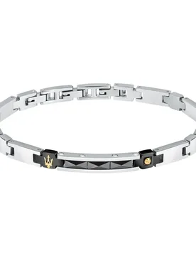 Braccialetto Jm22atz35 Black / Golden One Size - Maserati - FashionsVida