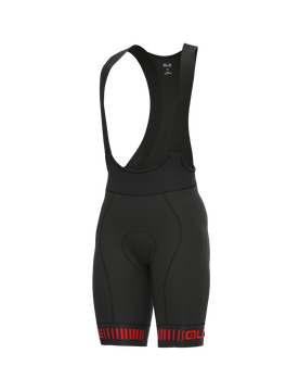Pantaloncini ciclismo PR-R STRADA nero-rosso