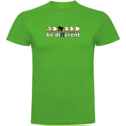 T-shirt à Manches Courtes Be Different Train Green S