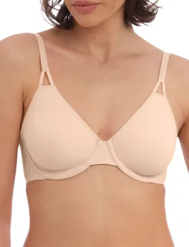Womens Accord Moulded Bra - Beige Polyamide - Size 38dd - Wacoal - FashionsVida