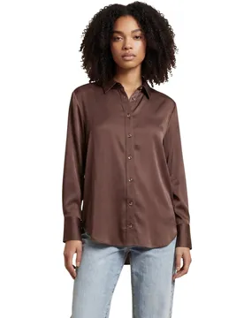 Only Damen Hemd Braun 510646