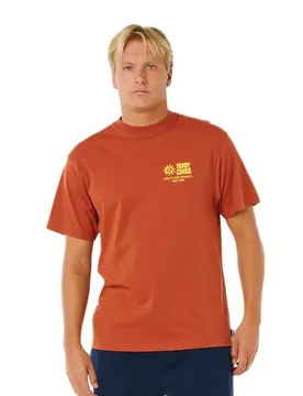 T-shirt à Manches Courtes Pacific Rinse Glass Off Baked Clay L