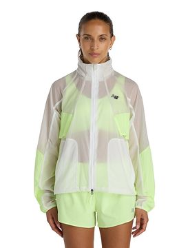 Chaqueta de running RC para mujer amarillo L