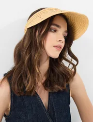 Straw Visor Natural female