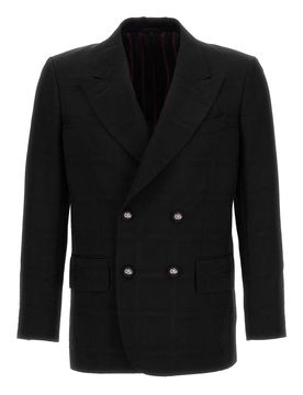 Etro Blazer doppiopetto a quadri