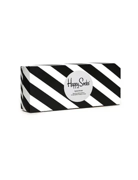 Caja de regalo para hombre, calcetines BLACK & WHITE, paquete de 4, talla 41-46, negro negro - Happy socks - FashionsVida