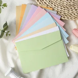Piezas/Set Sobres de letras multicolor, bolsas de papel estilo Ins, sobres de simplicidad romántica para volver a la escuela
