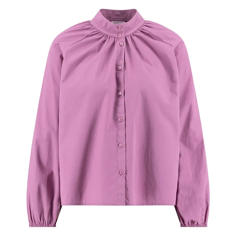 Blusa A Maniche Lunghe 25101018 Berry Rose 38