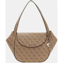 Bolso de hombro con cierre solapa