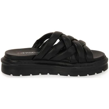 Keilabsatzsandalen Andrea Black 37 - Heavenly Feet - FashionsVida