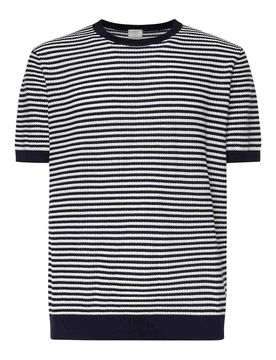 Eleventy T-shirt in cotone a righe