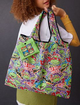 Bolsa De Compras Plegable Con Patrón De Dibujos Animados De Animales