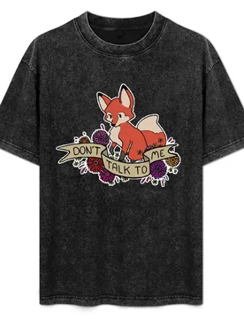 Don't talk to me T-Shirt Basic Lightweight Short Sleeve Tee - Aliexpress - FashionsVida