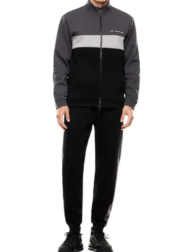 Herren Trainingsanzug Schwarz 492026