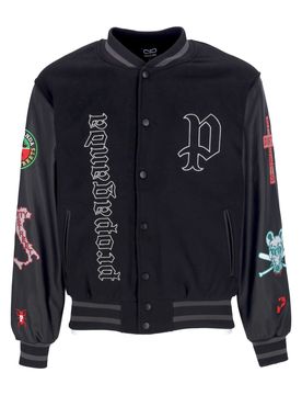 Giubbotto College Uomo Dirty Street College Black