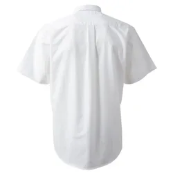 Oxford Short Sleeve Shirt White M Men
