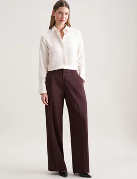 Bundfaltenhose Braun 44 - Seidensticker - FashionsVida