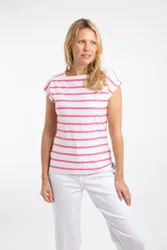 Bowe Womens Striped Jersey T-Shirt - - Size: 22