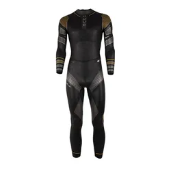 Pinnacle Long Sleeve Neoprene Wetsuit Silver / Yellow MT Men