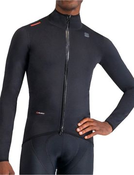 Fiandre aqua chaqueta impermeable ciclismo hombre Negro (XXL)